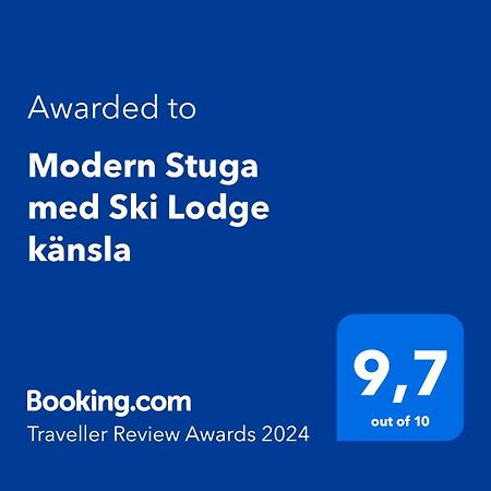 Modern Stuga Med Ski Lodge Kaensla Jarvso Luaran gambar
