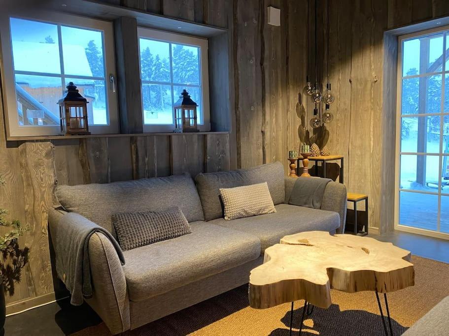 Modern Stuga Med Ski Lodge Kaensla Jarvso Luaran gambar