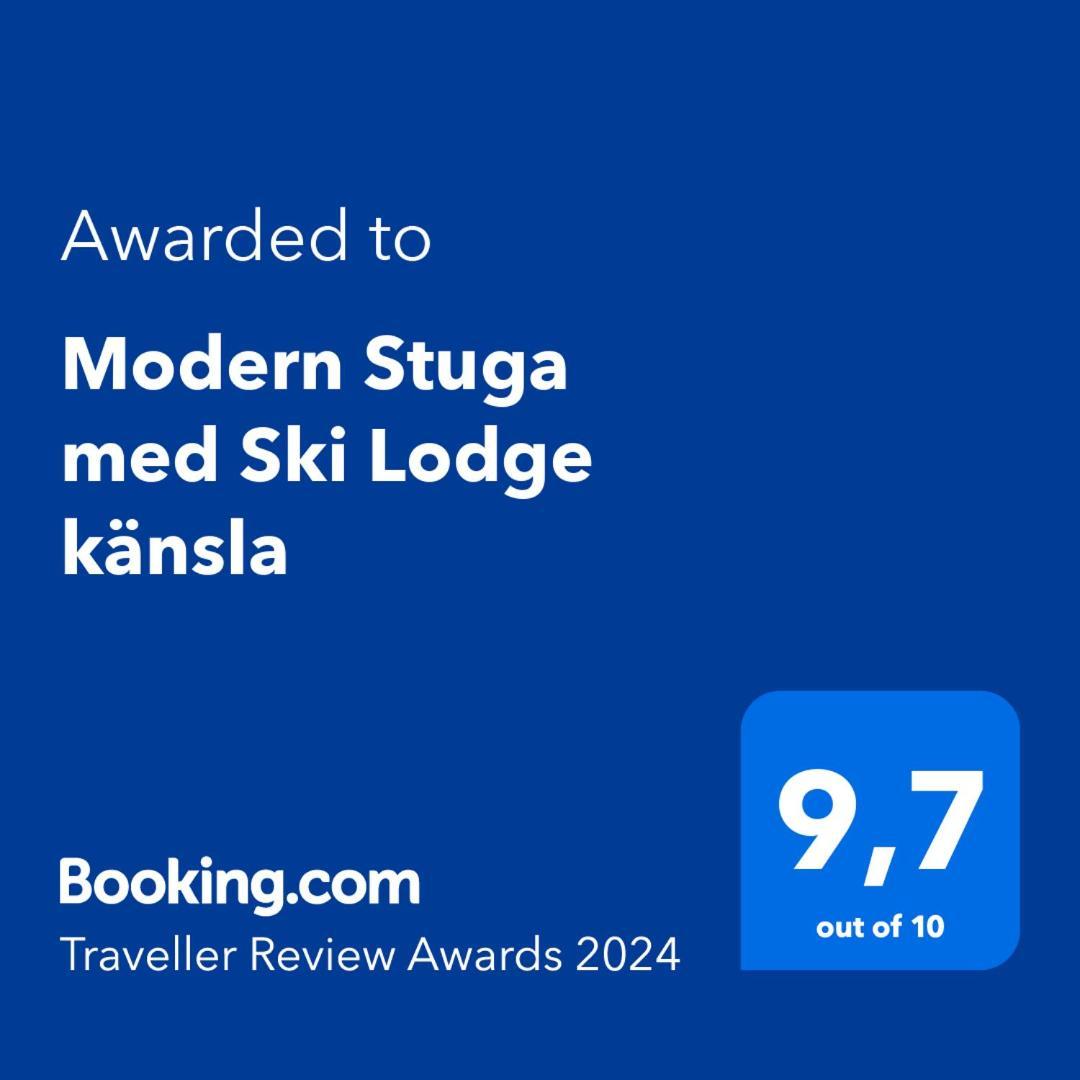 Modern Stuga Med Ski Lodge Kaensla Jarvso Luaran gambar